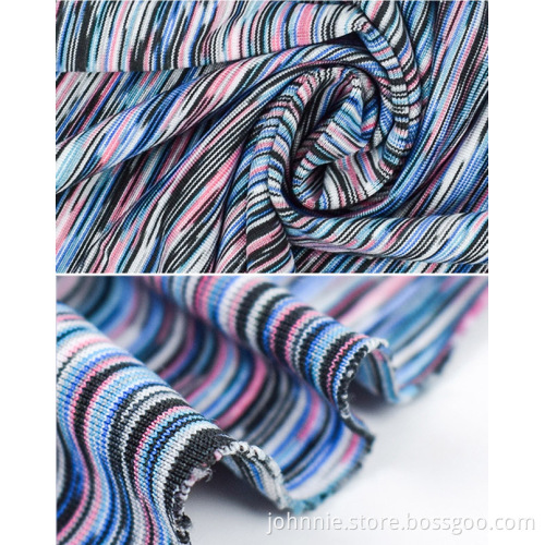 Polyester Dyed Micro Fiber Jersey Polyester Spandex Fabric